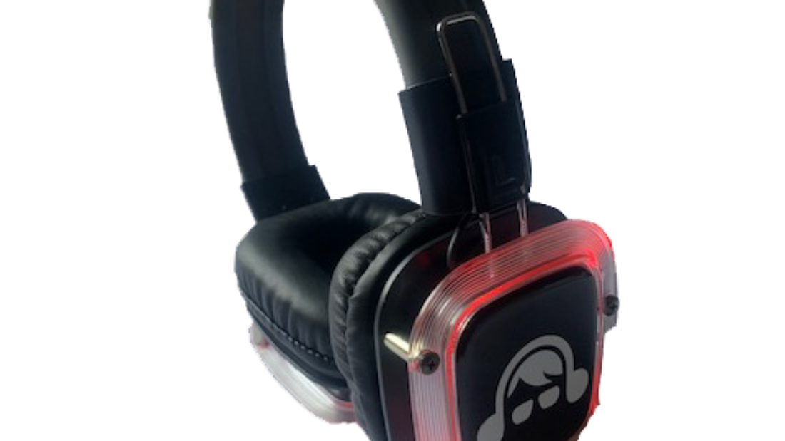 silent disco koptelefoon