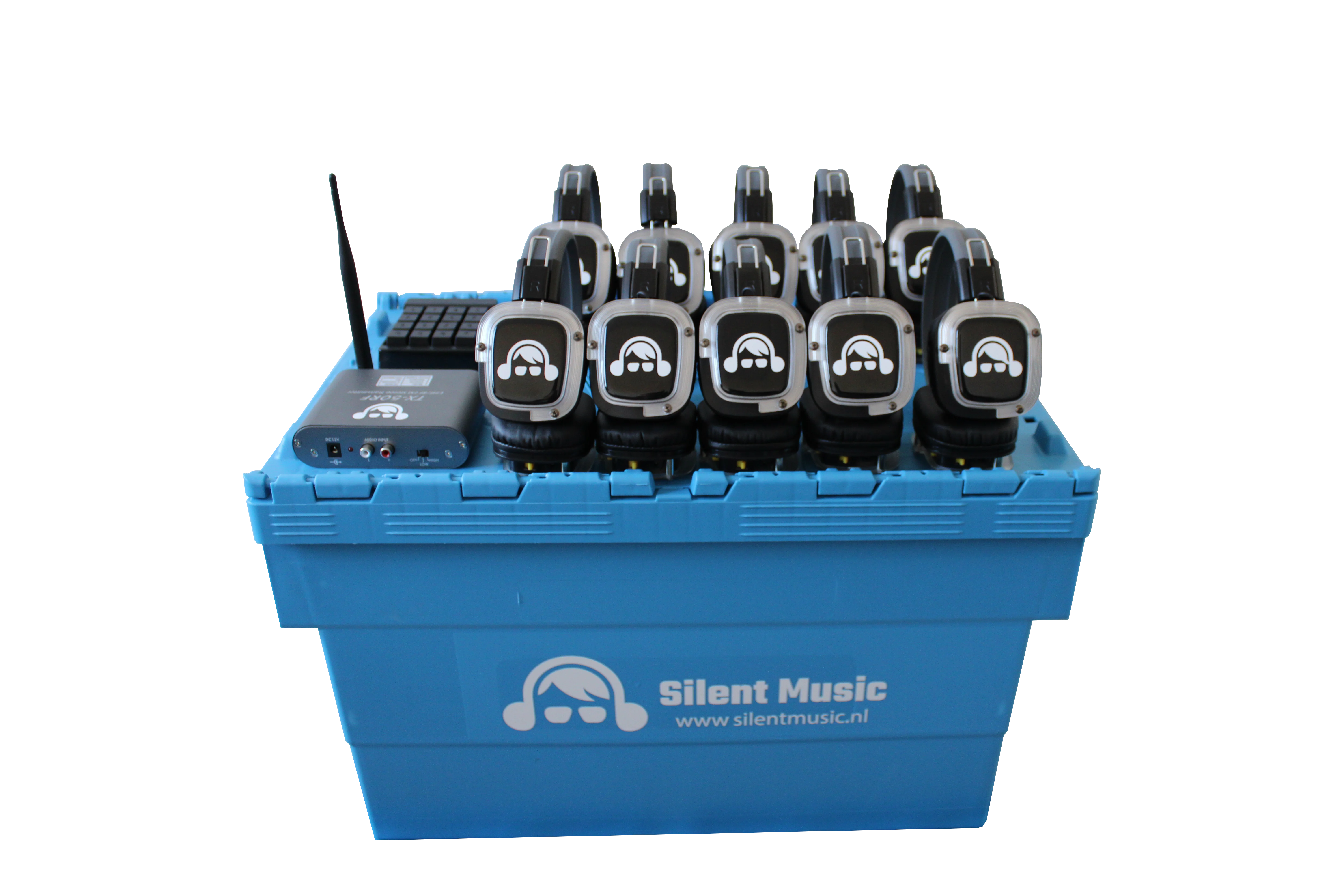 silent disco pakket 75 personen