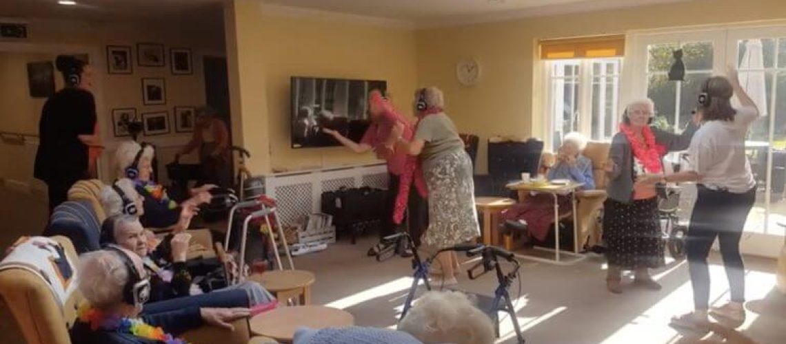 silent disco verzorgingstehuis