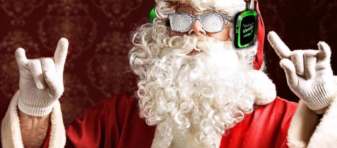 silent disco kerst party