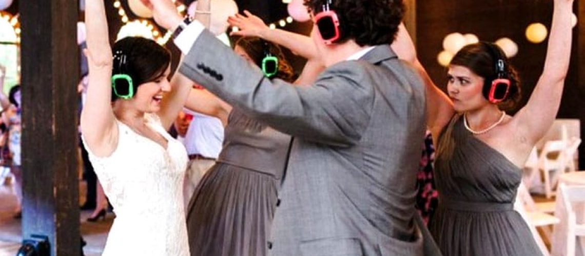 silent disco bruiloft